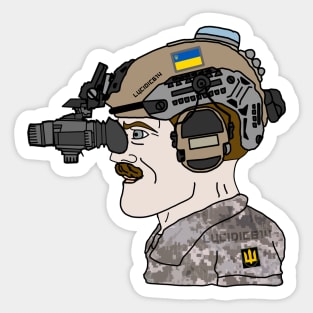 Ukrainian Tactical Chad Sticker